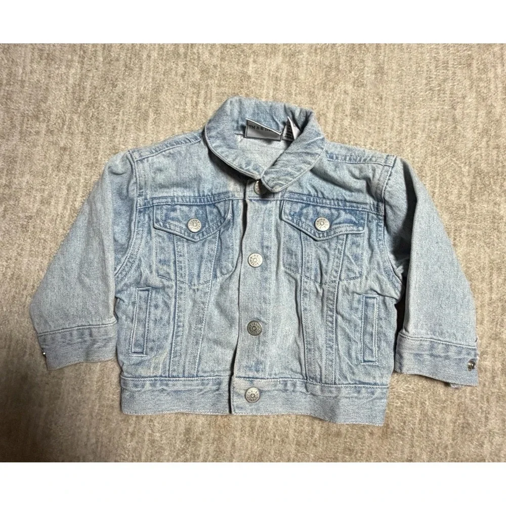 Vintage 1994 Tiny Toon Adventures‎ Denim Jacket Baby 12 Months Embroidered